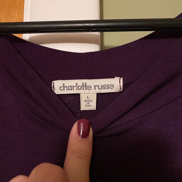 Dark Purple Charlotte Russe Dress - Picture 2 of 2